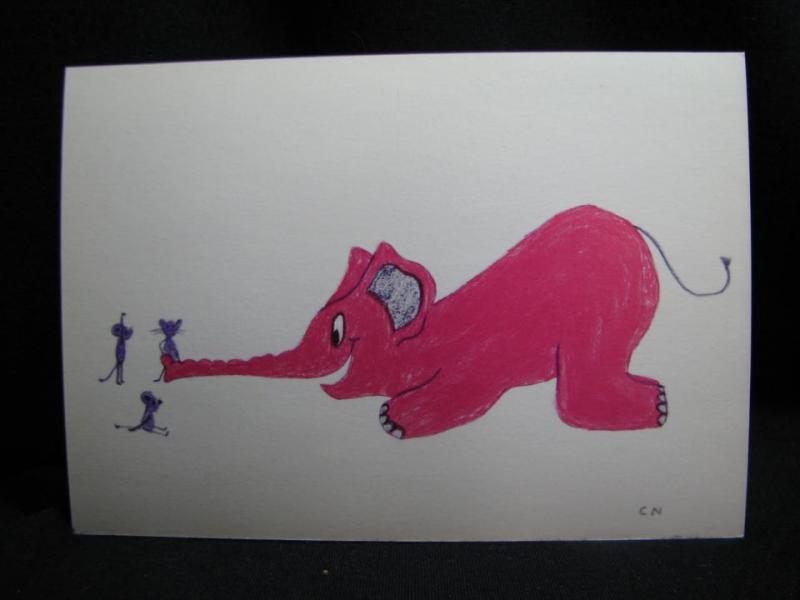 Elefant en teckningstävling 1977