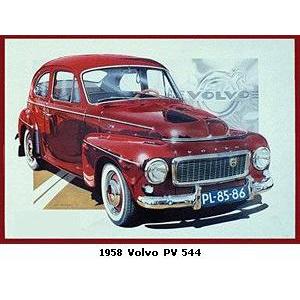 Verkstadshandbok till Volvo PV 544 på CD-Rom
