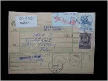 Adresskort med stämplade frimärken - 1972 - Hagfors till Torsby