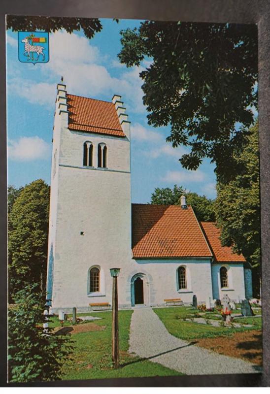 Västerhejde kyrka  Gotland - Visby Stift //  2 äldre vykort 