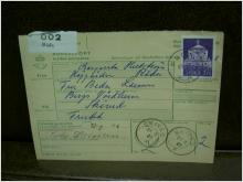 Paketavi med stämplade frimärken - 1967 - Råda till Skived