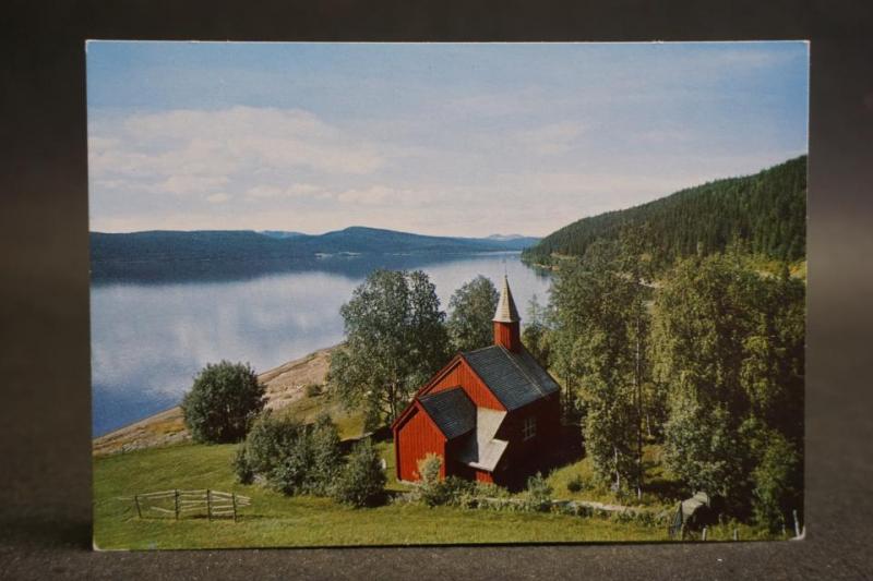 Frostviken Vikens kapell vid Björkvattnet  -  2 äldre vykort  -  Härnösands Stift