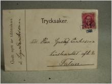 Trycksak - Stämplat 1906
