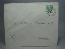 Försändelse med stämplat frimärke - Svartbyn 18/10 1948