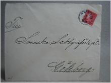 Försändelse med stämplat frimärke - Nyåker 4/5 1934