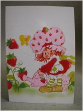 Oskrivet Vykort - Jordgubbsbarn - Strawberry Shortcake