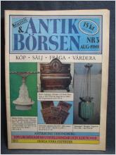 Antikbörsen Nr.3 Augusti 1989 / Med fina bilder