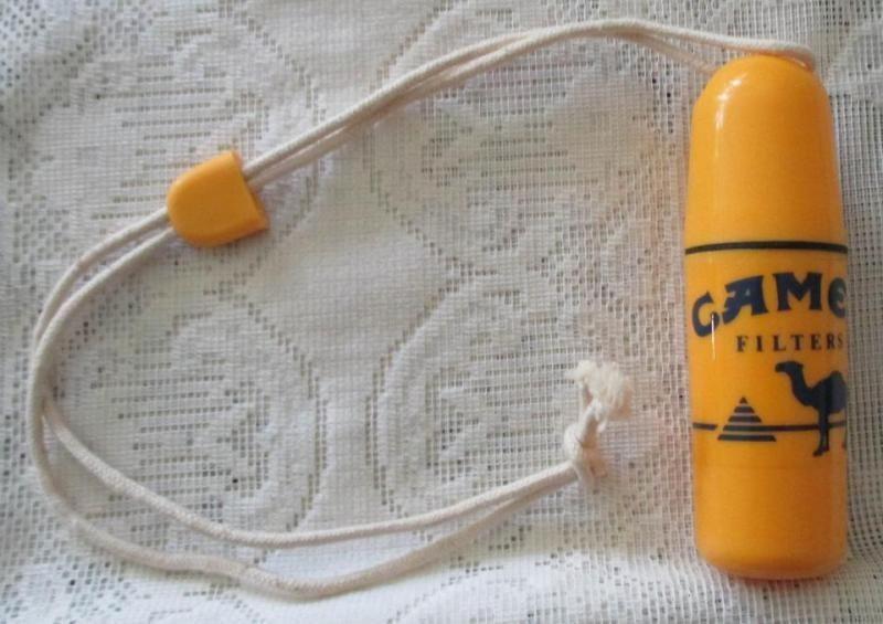 Sista delbara vattentäta hylsan i plast för förvaring med text Camel Filters