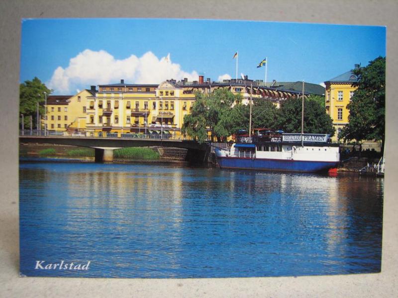 Karlstad Restaurang pråmen  - Fin Evenemangstämpel - Karlstad 4 Decennier 5/10 1996