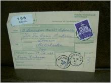 Paketavi med stämplade frimärken - 1967 - Edsvalla till Mölnbacka