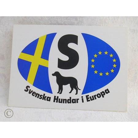 10 nya  vykort: Svenska hundar i Europa! Portofritt!