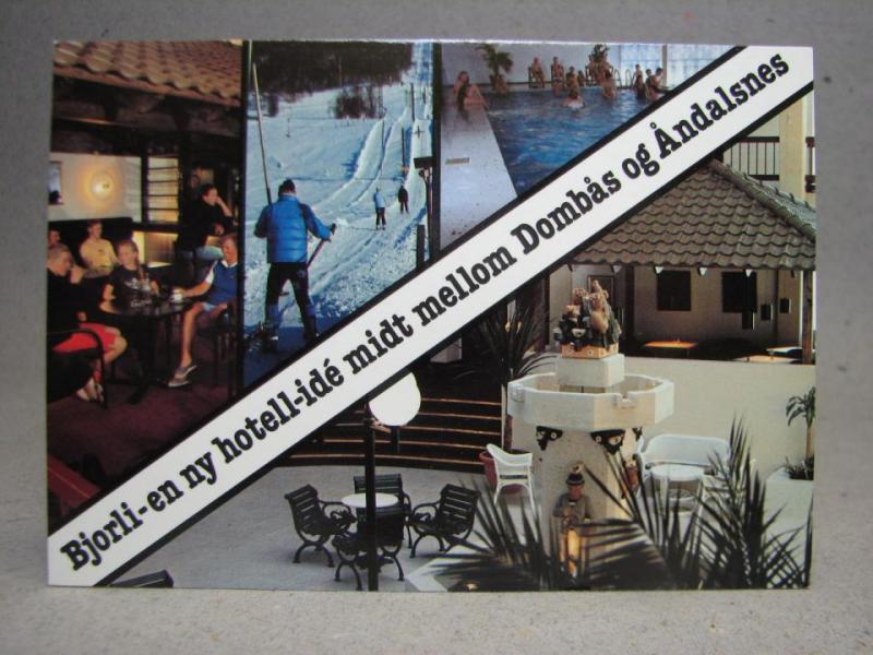 Äldre vykort - Bjorli Hotel mellan Dombås och Åndalsnes
