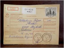 Frimärken  på adresskort - stämplat 1968 - Arvika 1 - Högboda