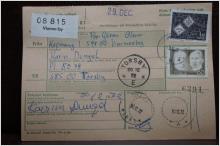 Poststämplat  adresskort med  frimärken  - Vimmerby - Torsby