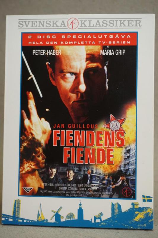  DVD Film - 2 Disc - Jan Guillous Fiendens Fiende - Action/Thriller - Peter Haber och Maria Grip