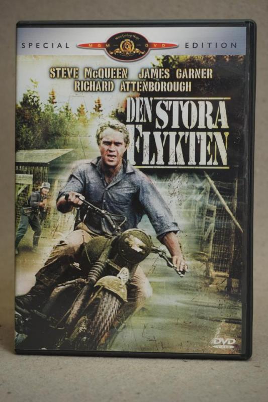  DVD Film - 2 Disc - Den Stora Flykten - Äventyrsfilm från 1963 - Steve McQueen m.fl.