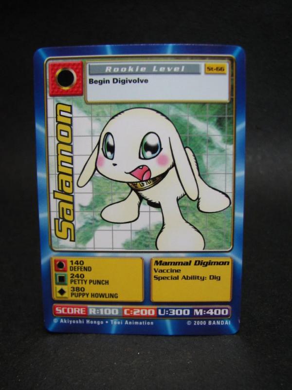 Spelkort Digimon: Salamon R100/C200/U300/M400