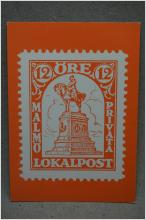 Malmö 1983 - stämplat vykort