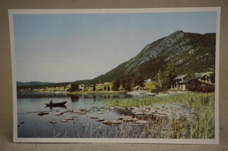 Funäsdalen med Funäsdalsberget - Härjedalen - Gammalt vykort