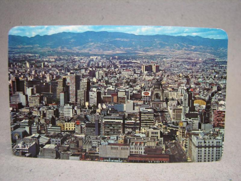Äldre Vykort - Vy över Mexico City 1971