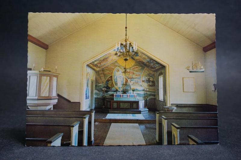 Björkö-Arholma kyrka - Uppsala Stift //  1 äldre vykort