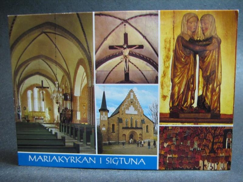 Vykort - Kyrkor - Flerbildskort - Mariakyrkan i Sigtuna