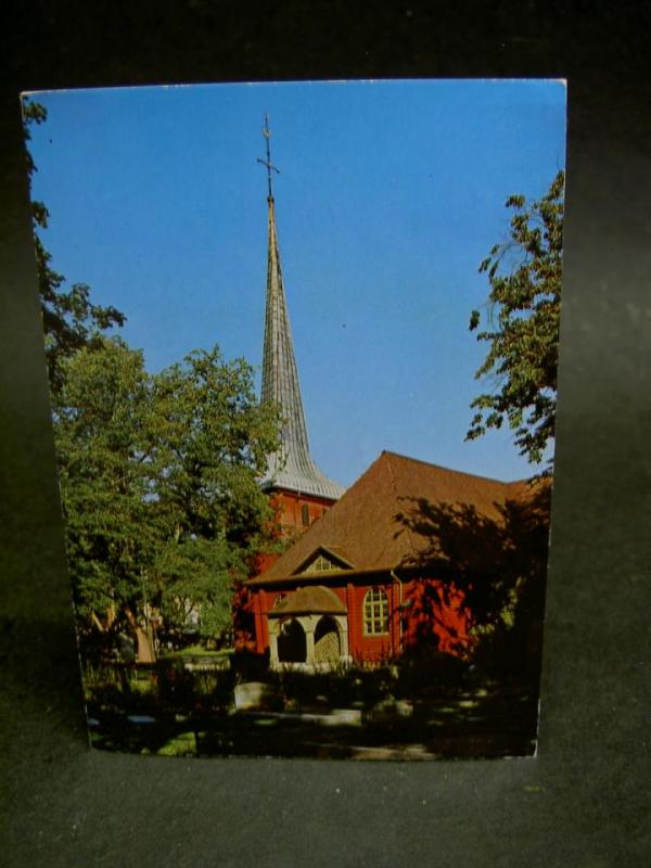 Karlskoga kyrka - Karlstads Stift //  1 äldre vykort