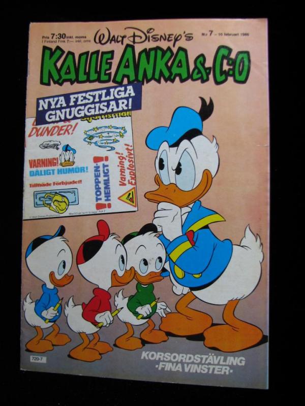 Kalle Anka & C:o 1986 Nr 7