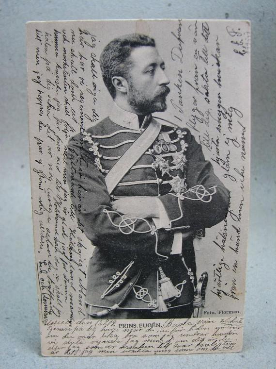Brefkort - Prins Eugén Sverige - 1904