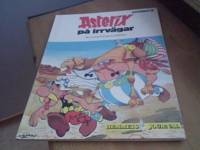 SERIEALBUM: Asterix på irrvägar.Asterixalbum nr 26.Hemmets Journal 1981