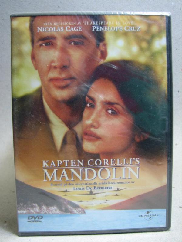 DVD - Kapten Corellís Mandolin - Romantik - Inplastad