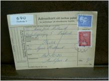 Paketavi med stämplade frimärken - 1962 - Enskede 5 till Munkfors