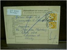 Paketavi med stämplade frimärken - 1961 - Stockholm 7 till Ulvsby