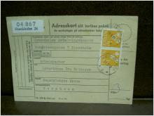 Paketavi med stämplade frimärken - 1961 - Stockholm 26 till Norsbron