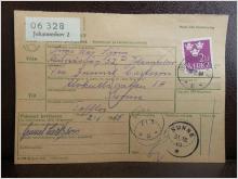 Frimärken på adresskort - stämplat 1965 - Johanneshov 2 - Sunne