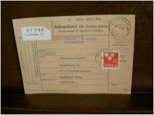 Paketavi med stämplade frimärken - 1962 - Stockholm 32 till Munkfors