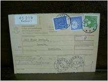 Paketavi med stämplade frimärken - 1964 - Karlstad 1 till Älvsbacka