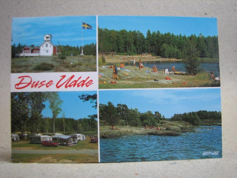 Värmland - Duse Udde Camping och badplats - Harry Lange vykort