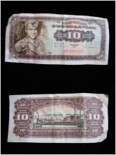 1 st 10 Dinar sedlar från Jugoslavien