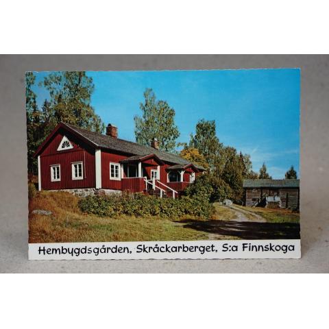 Hembygdsgården Skråckarberget Finnskoga Värmland Oskrivet äldre vykort