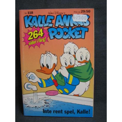 Kalle Ankas Pocket nr 118 1989