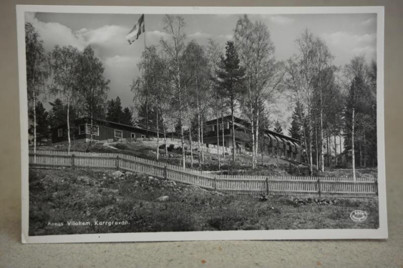 Kärrgruvan Aseas Vilohem 1950 talet Västmanland Oskrivet gammalt vykort