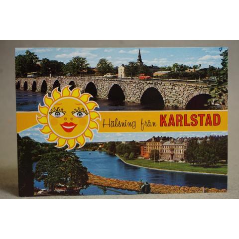 Karlstad Värmland Oskrivet äldre vykort