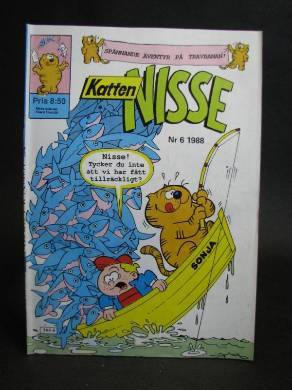 Serietidning - Katten NISSE - 1988 NR 6
