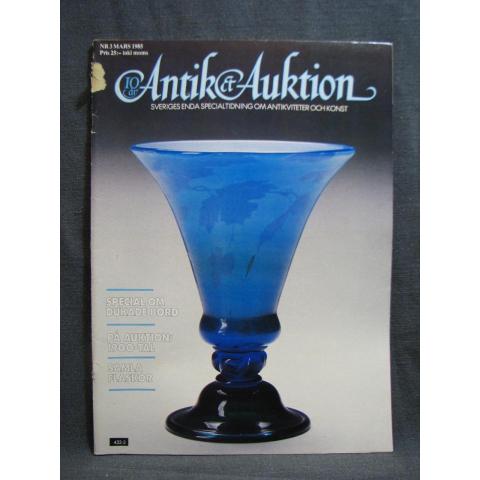 Antik & Auktion Nr. 3 Mars 1985 / Med olika intressanta artiklar och bilder