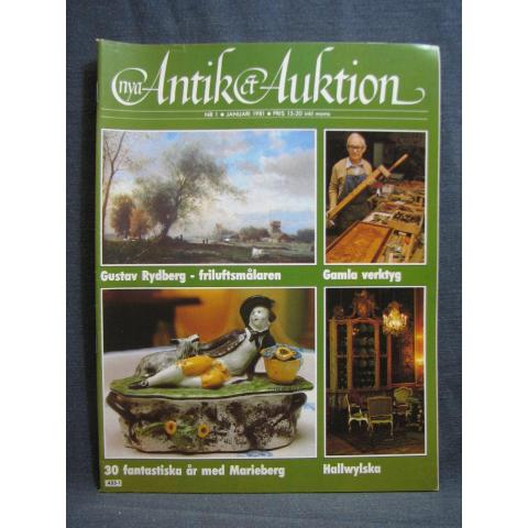 Antik & Auktion Nr. 1 Januari 1981 / Med olika intressanta artiklar och bilder