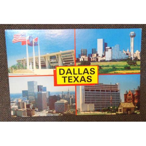 Vykort Dallas Texas