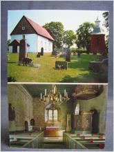 Vykort Dörarps kyrka 1977