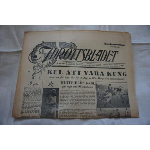 Idrottsbladet  1952 nr  100  - Sporthändelser under 1950-tal