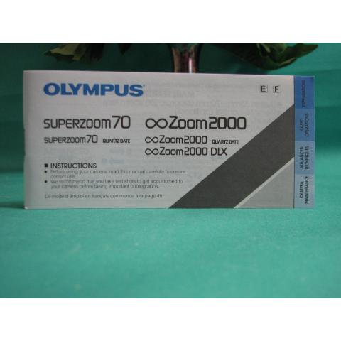 Bruksanvisning Olympus Superzoom 70 zoom 2000 DLX
